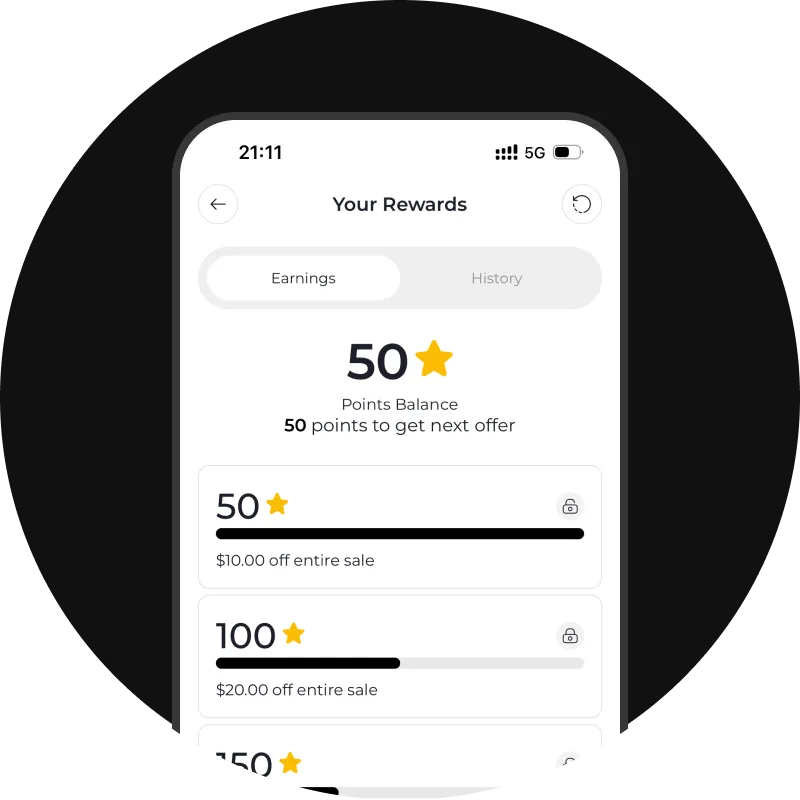 ⭐ Earn Rewards