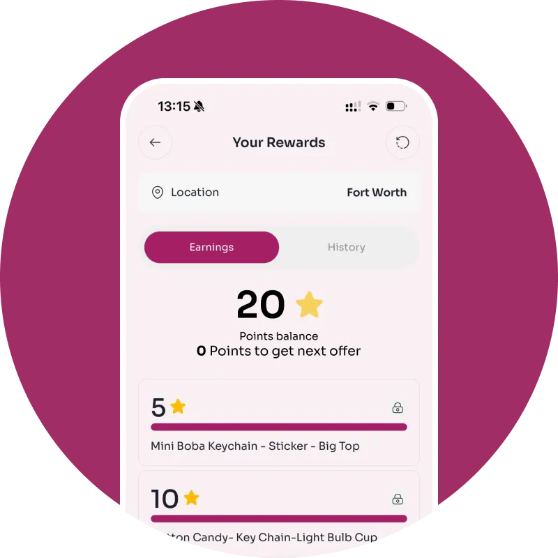 ⭐ Earn Rewards