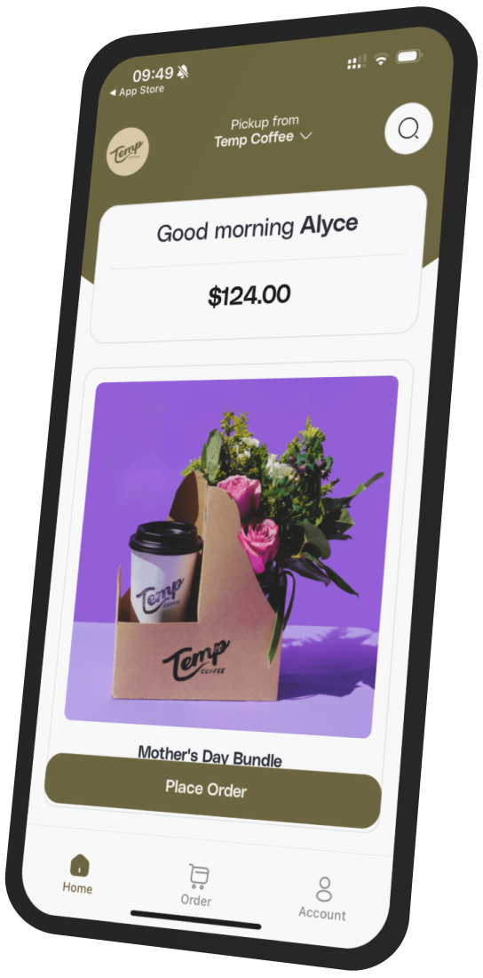 Temp Coffee and Brew app preview