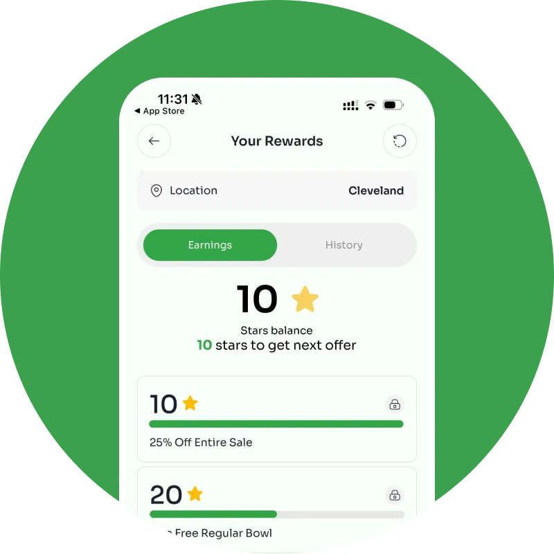 ⭐ Earn Rewards