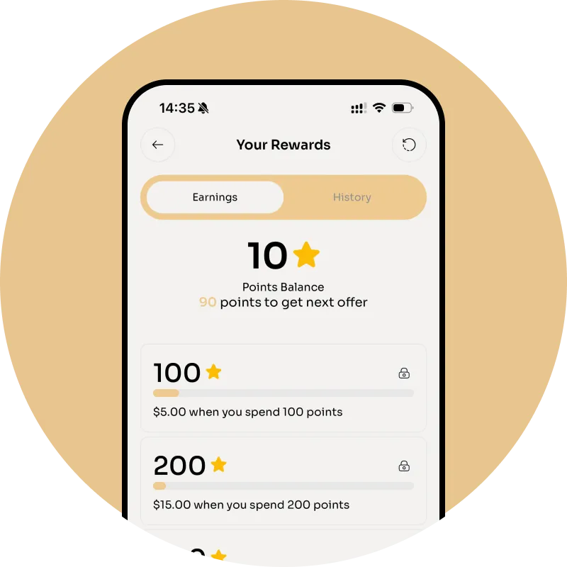 ⭐ Earn Rewards