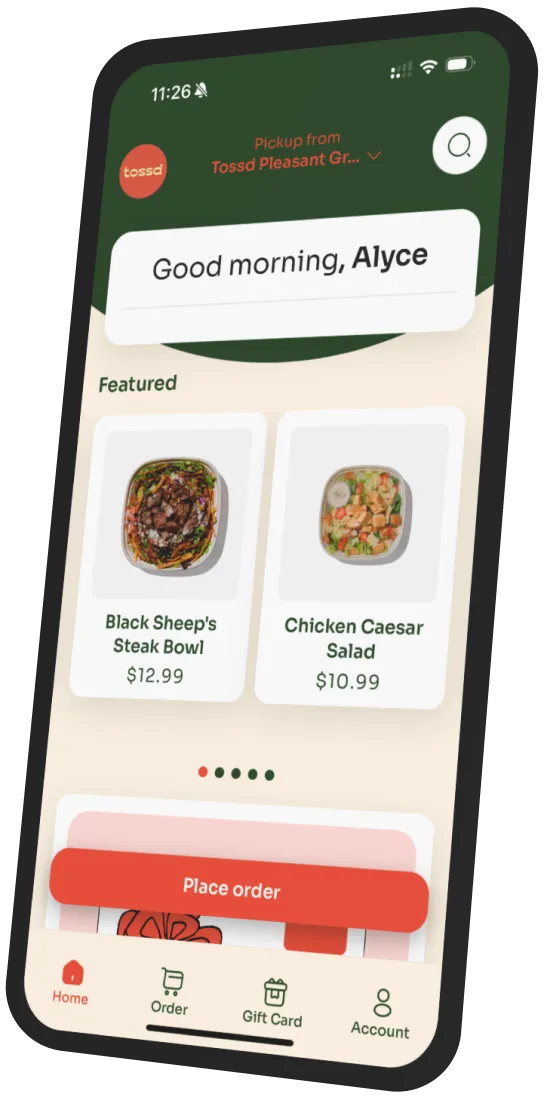 Tossd app preview
