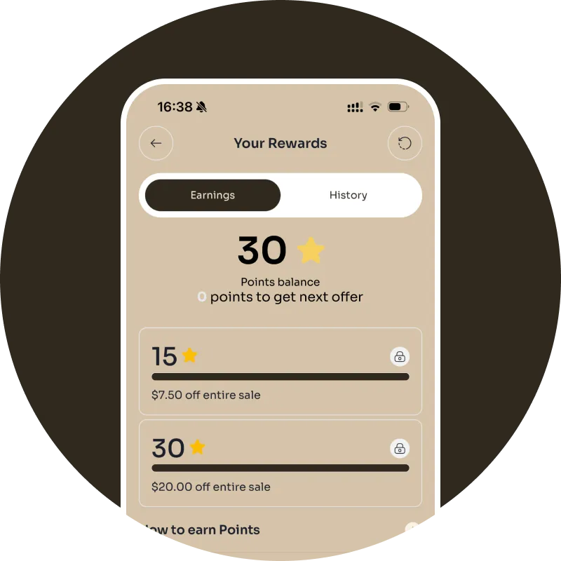 ⭐ Earn Rewards