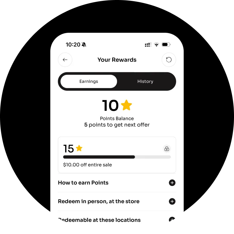 ⭐ Earn Rewards