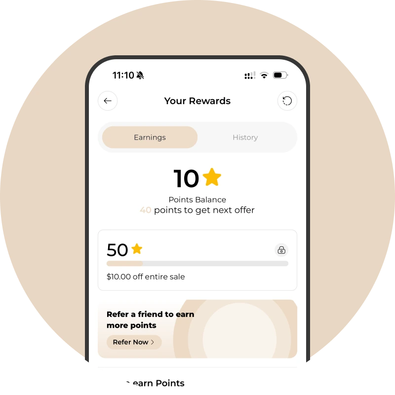 ⭐ Earn Rewards