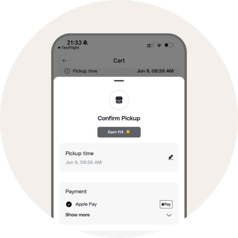 💳 Apple Pay = Tap, Sip, Done