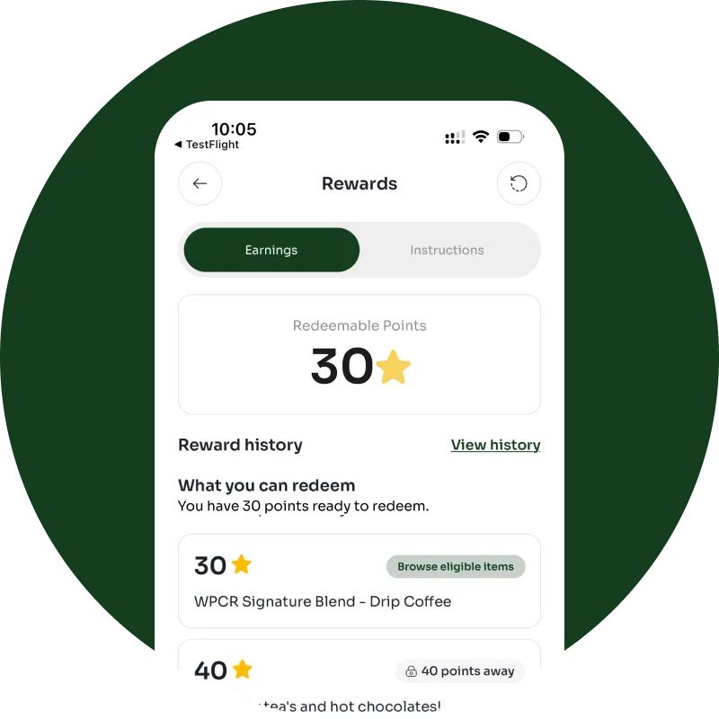 ⭐ Earn Rewards