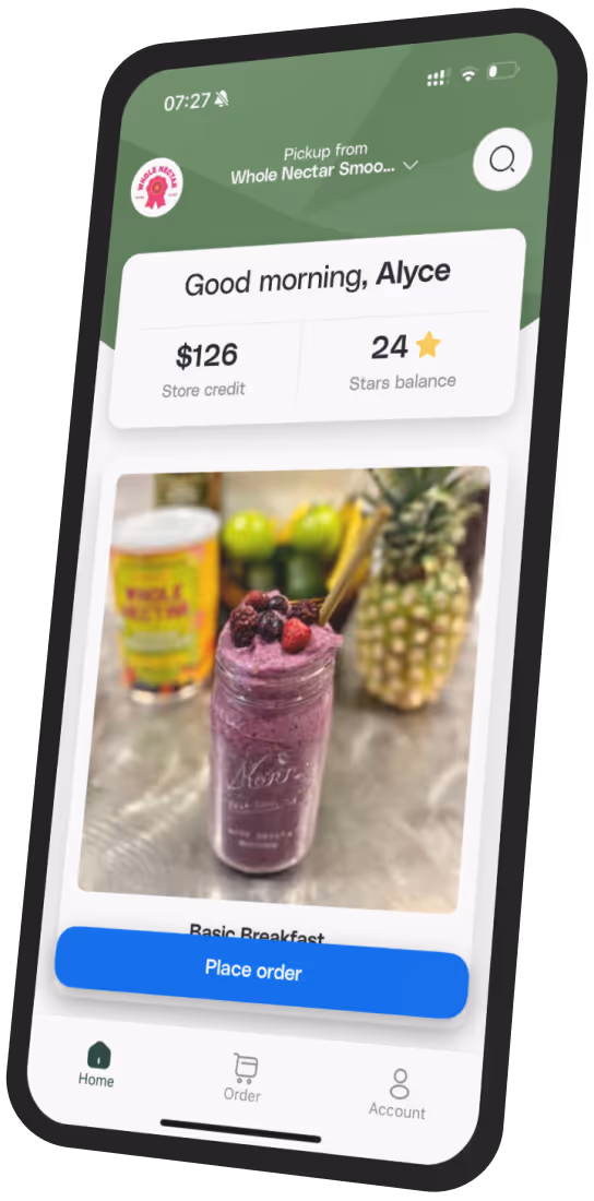 Whole Nectar app preview