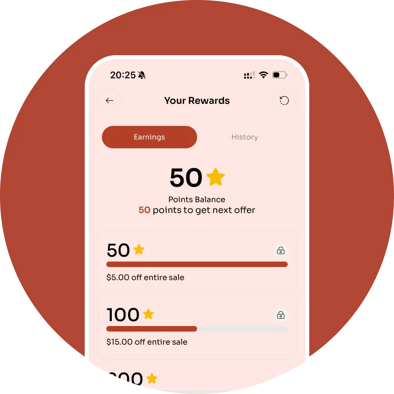 ⭐ Earn Rewards