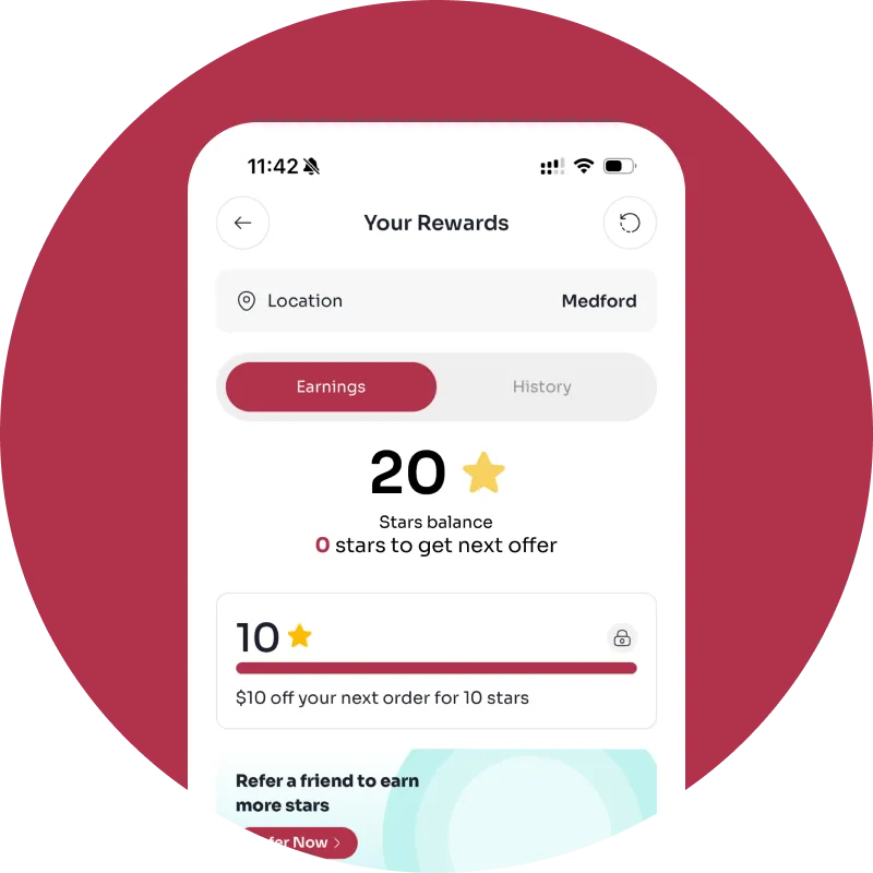 ⭐ Earn Rewards