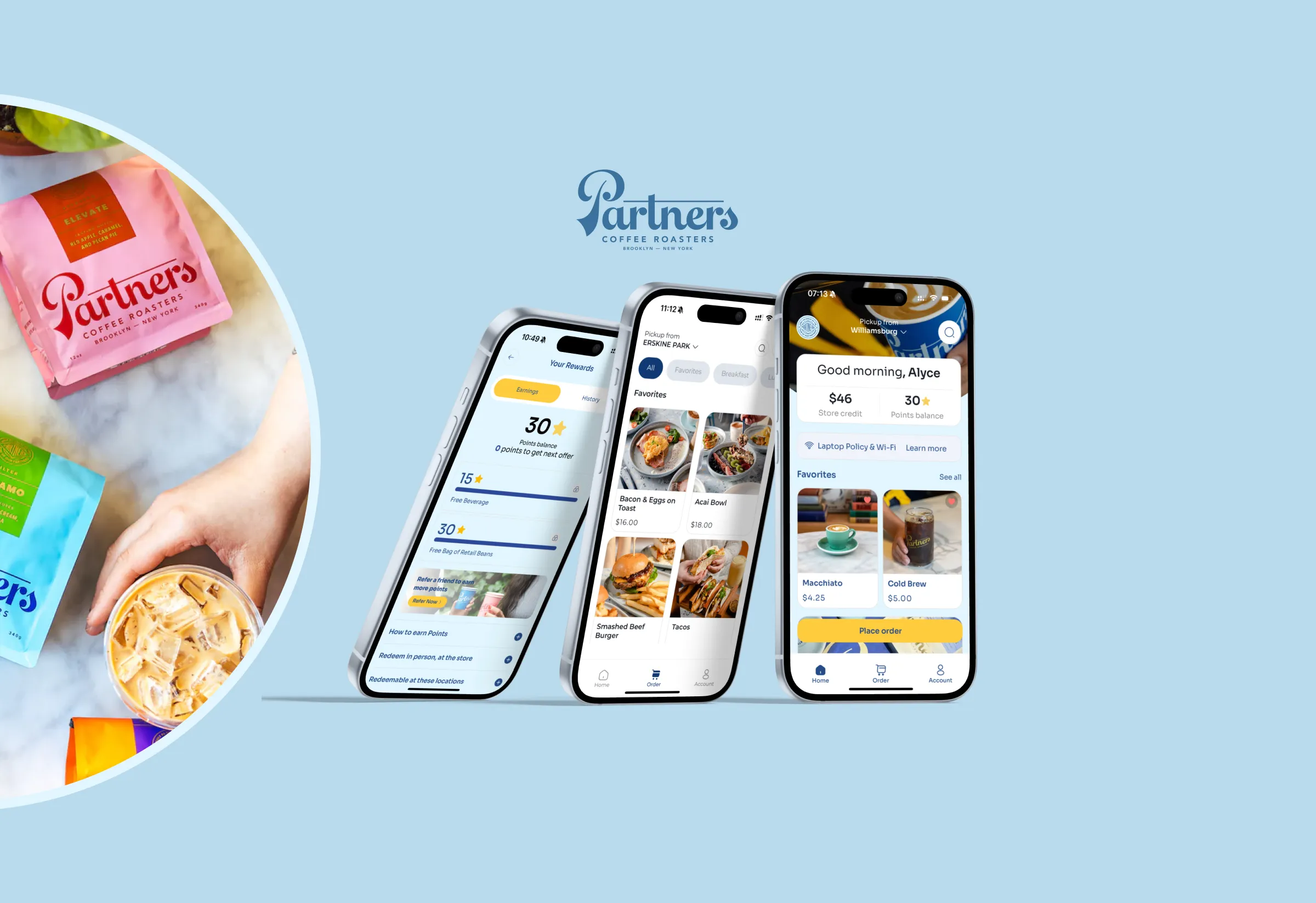 Partners Coffee Roasters introduces a new way to order and earn rewards with Per Diem