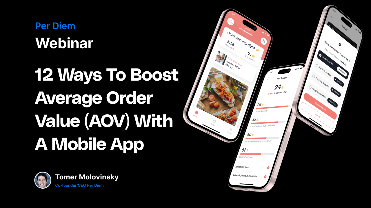 12 Mobile App Strategies Coffee Shops Are Using to Boost Average Order Value