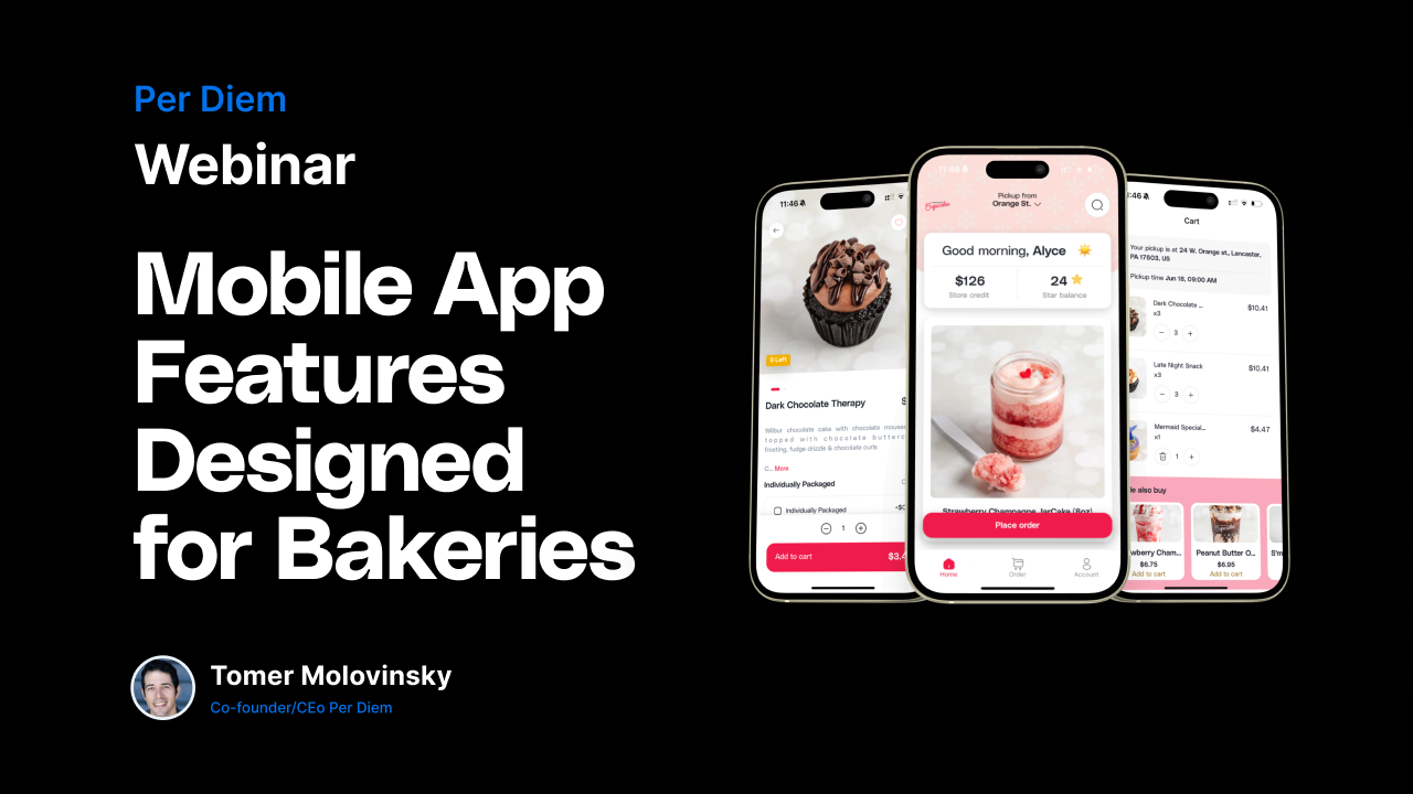 Mobile App Features for Bakeries Using Square