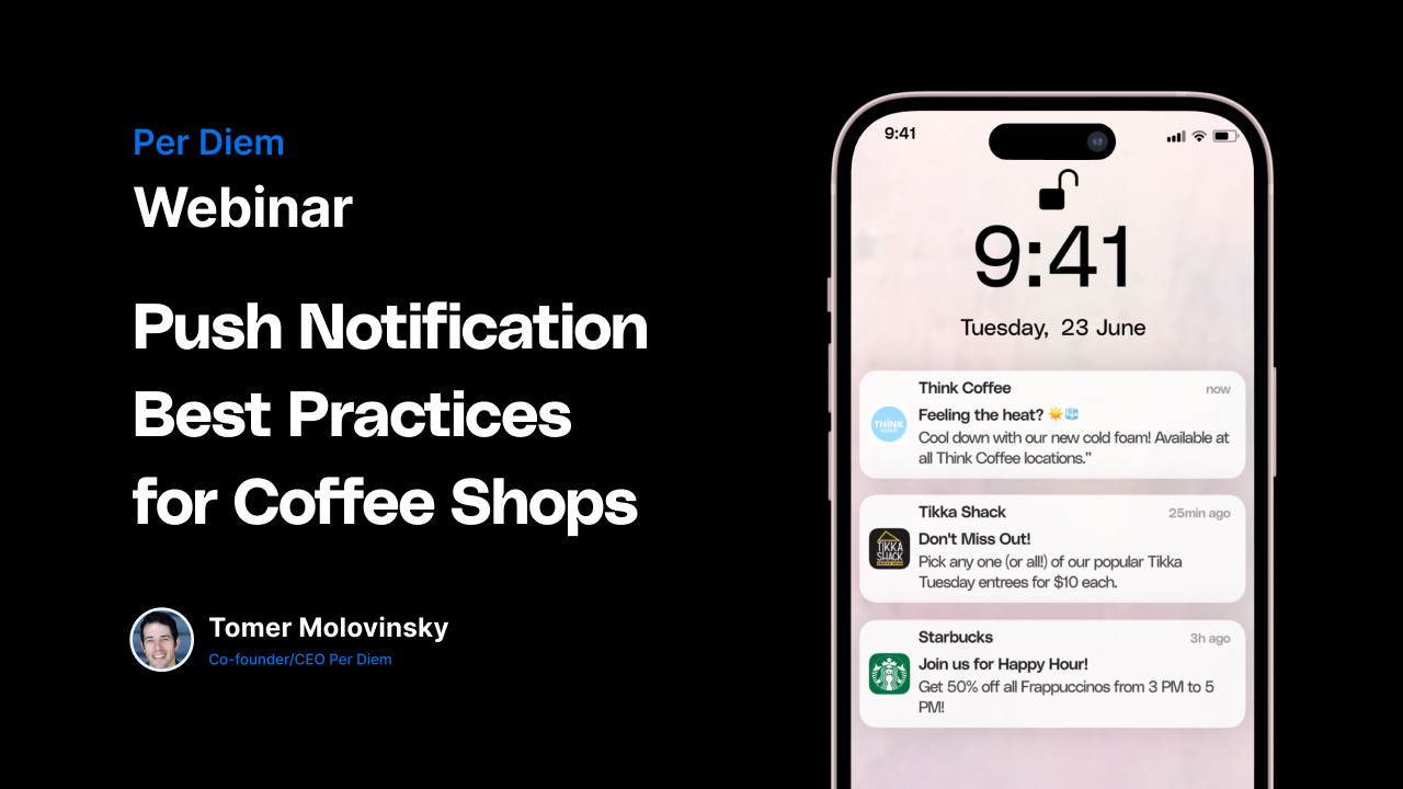Best Practices for Sending Push Notifications at Coffee Shops