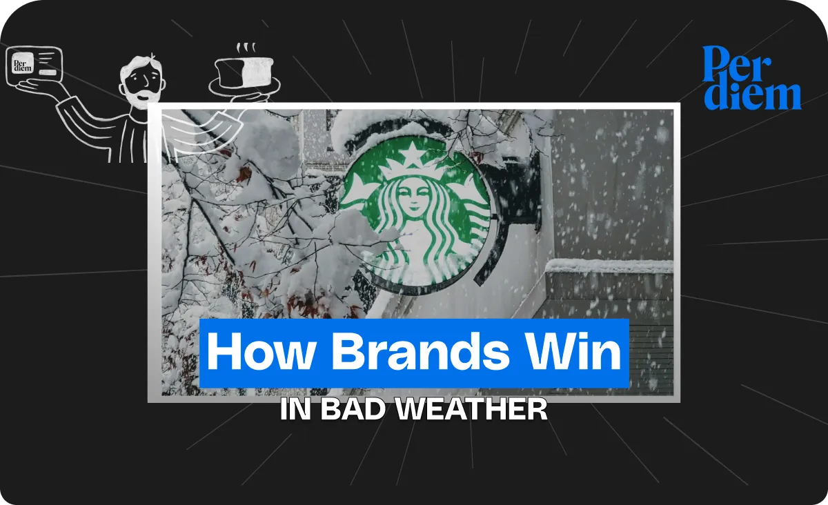  How Starbucks, McDonald’s & Chipotle Win on Bad Weather Days